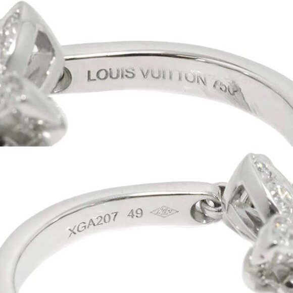 LOUIS VUITTON Star Blossom Diamond Ring 18K WG 750 size49 4.75-5(US) 90270424 - Picture 5 of 9
